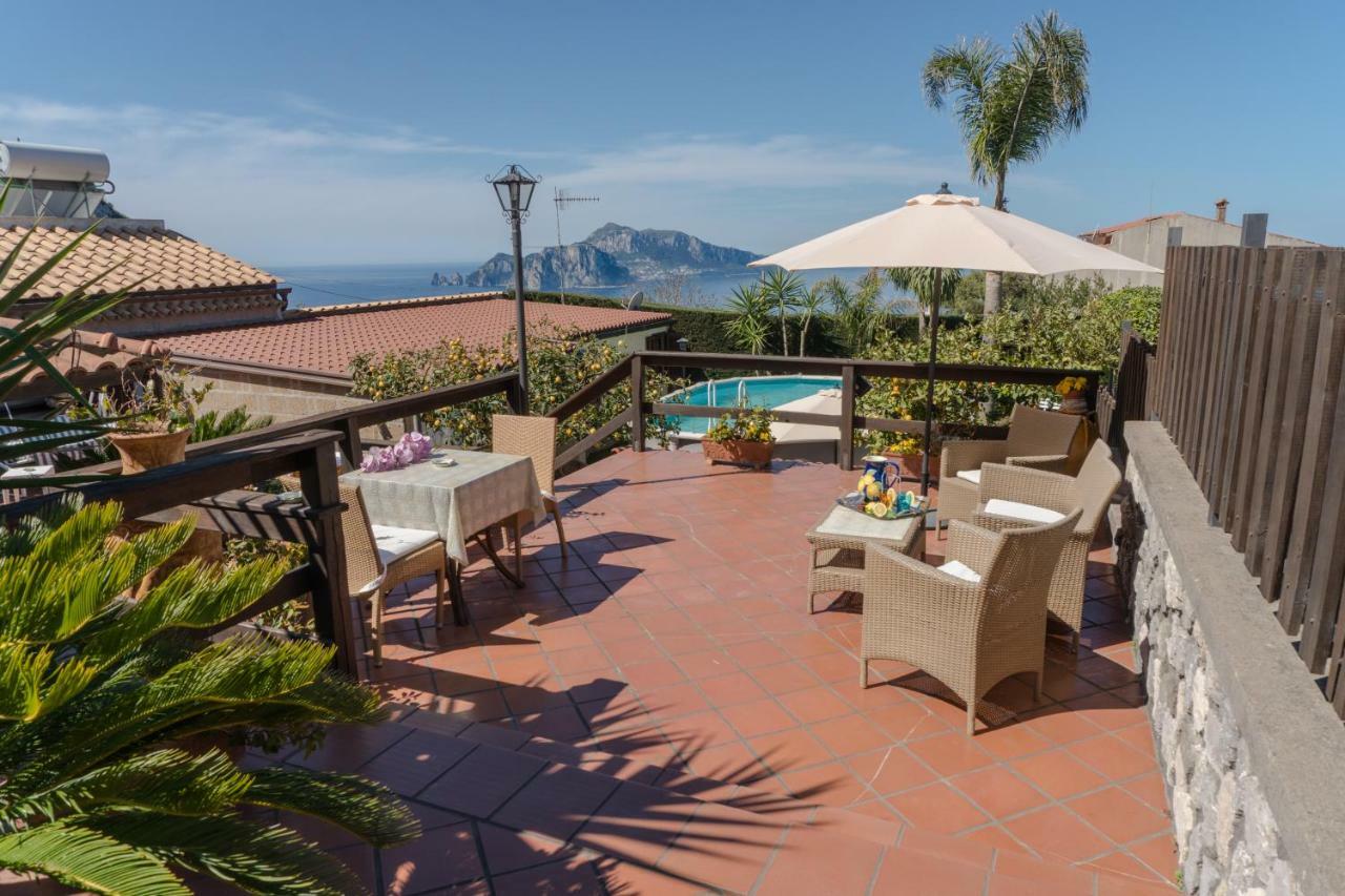 Вілла The Garden On Capri Масса-Лубренсе Екстер'єр фото